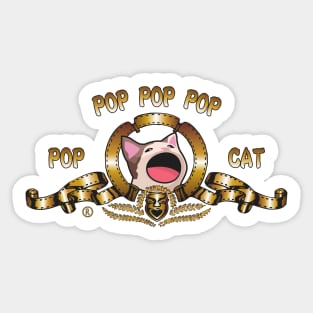 Pop Cat Sticker